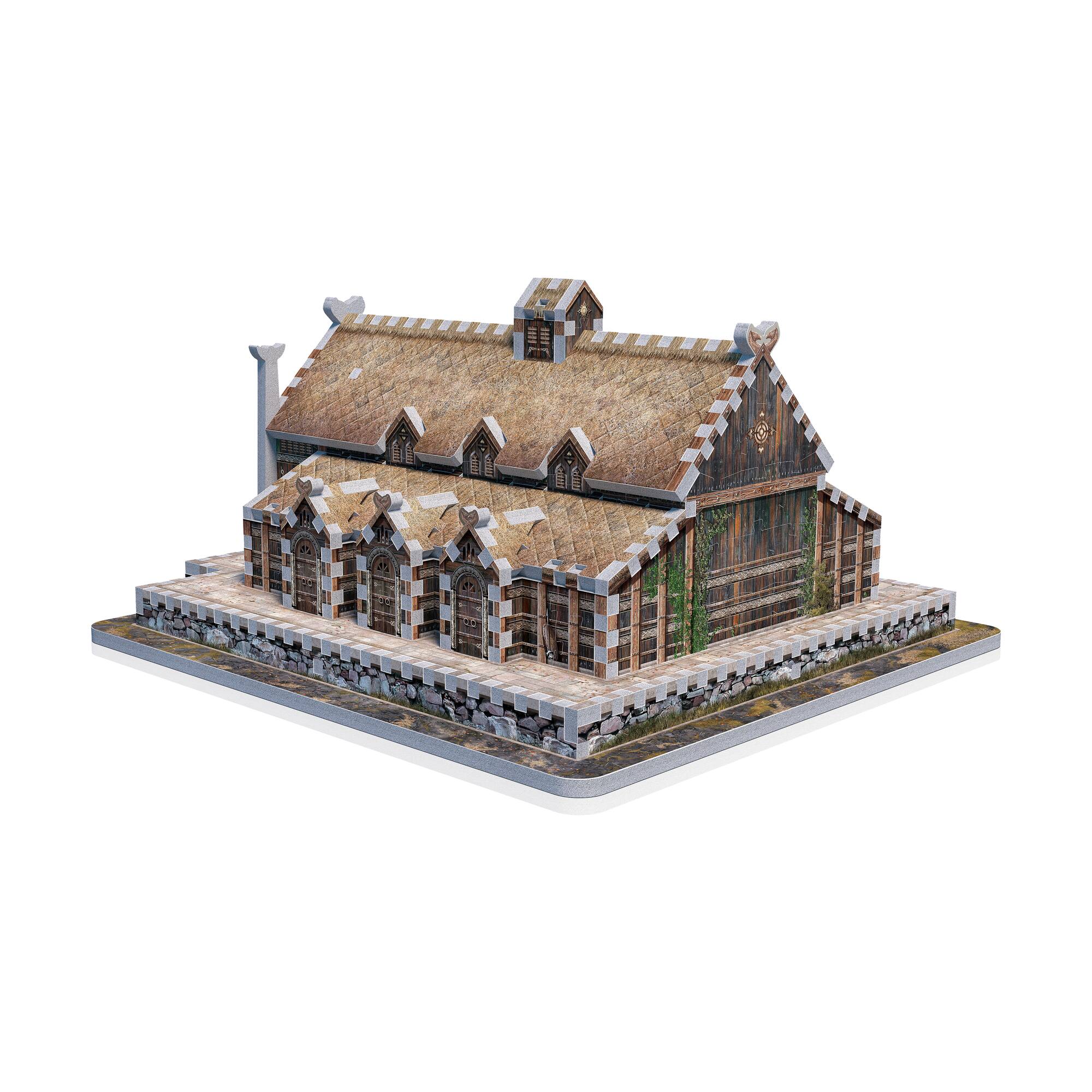 The Lord of the Rings - Golden Hall - Edoras 3D Puzzle: 445 Pcs